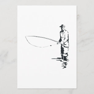 Invitation Pêche à la mouche