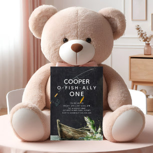 Invitation Pêche moderne 1er anniversaire