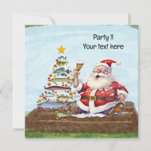 Invitation Pêche Noël avec le Père Noël