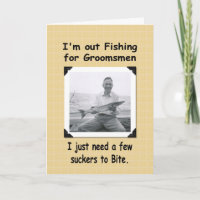 Pêche pour Groomsmen