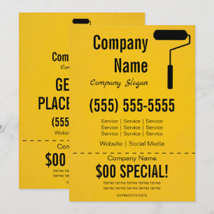 Invitation Peintre 5x7 Flyer