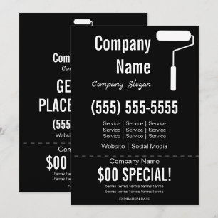 Invitation Peintre 5x7 Flyer