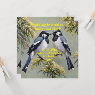 Invitation Peinture à l'huile de pies australiennes, invitati