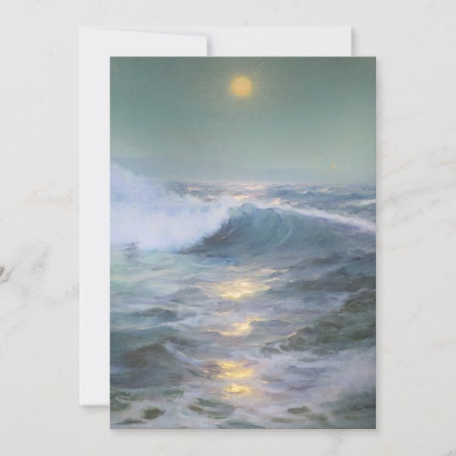 Invitation Peinture apaisante du coucher de soleil (Devant)