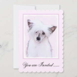 Invitation Peinture chinoise en poudre - Art Chien