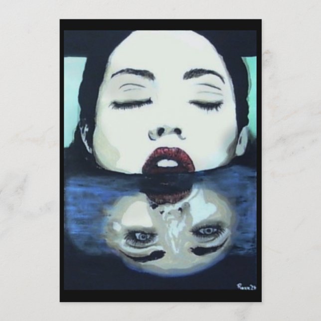 Invitation Peinture « Comme ci-dessus, ainsi ci-dessous » sur (Devant)