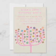 Peinture d'arbre abstraite unique d'artiste