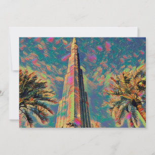 Invitation Peinture de Burj Khalifa