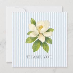 Invitation Peinture de fleur de magnolia Merci