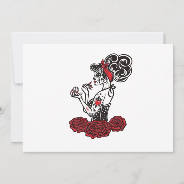 Invitation Peinture de guerre (Dos)