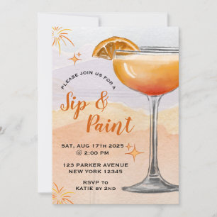Invitation Peinture Et Sip