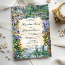Peintures Artistiques Florales de Monet Mariage Ja