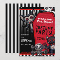 Peluches Voodoo Cercueil Costume de fête d'Hallowe