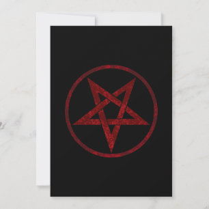 Invitation Pentagram Red Devil