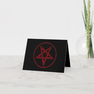 Invitation Pentagram Red Devil