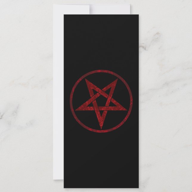 Invitation Pentagram Red Devil (Devant)