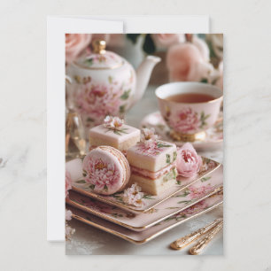 Invitation Peony Blush Pétales roses