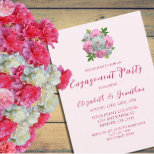 Invitation Peony Bouquet