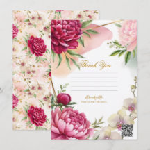 Peony & Orchid Garden Floral Glam Wedding 