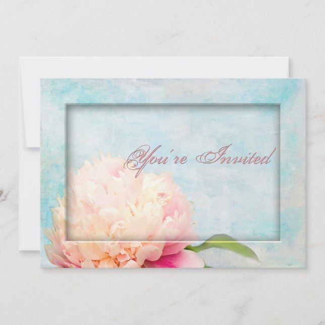 Invitation Peony - Polyvalent (Devant)