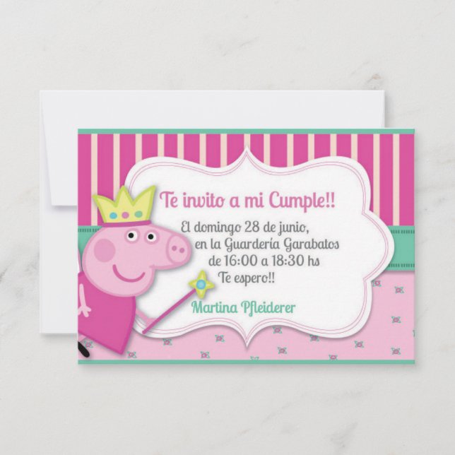 Invitation Pepa (Devant)