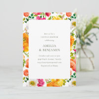 Pépites colorées Couples floraux Wedding shower