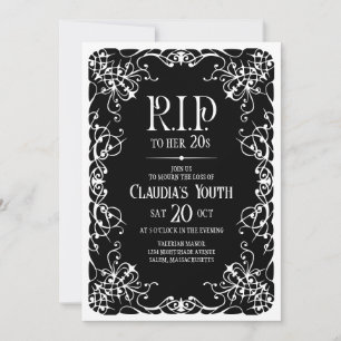 Invitation PER 20s 30s 40s Anniversaire