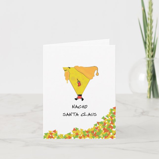 Invitation Père Nacho avec des Chips (Devant)