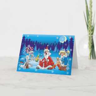 Invitation père Noël épouvantable