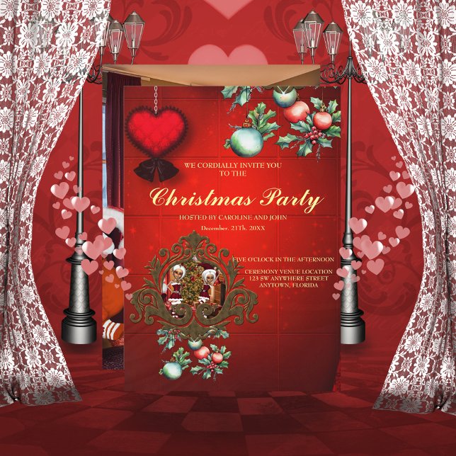 Invitation Père Noël et elfes après le travail. (Christmas time)