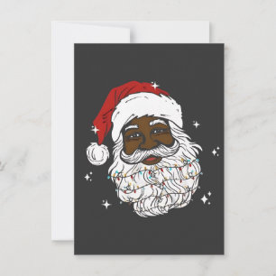 Invitation Père Noël noir Noël Histoire noire Noël