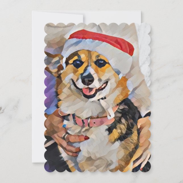 Invitation Père Noël Paws arrive en ville (Devant)