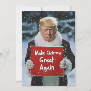 Invitation Père Noël Trump : "Rendre sa grandeur à Noël"