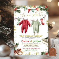 Père Noël Vêtements de pendaison de bébé révélatio