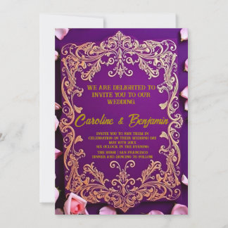 Invitation Perfect for Classic, Romantic, or Luxury