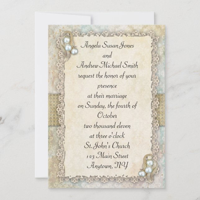 Invitation Perles de Shabby (Devant)