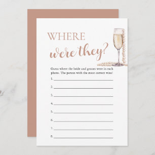 Invitation Perles et poursuites où étaient-ils deux jeux