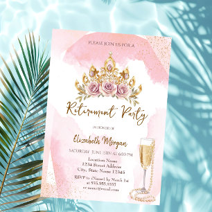 Invitation Perles et Prosecco Retraite Florale de la Couronne