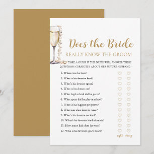 Invitation Perles La mariée connaît-elle vraiment le jeu du m