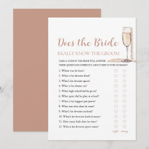 Invitation Perles La mariée connaît-elle vraiment le jeu du m