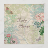 Perles vintages et baby shower chic minable de