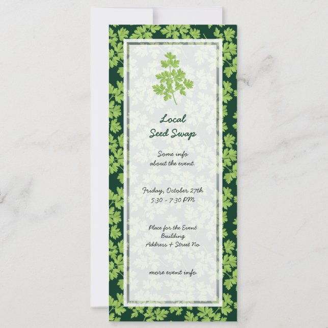 Invitation Persil (Dos)