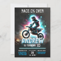 Personal Motocross Dirt Motorbike Boy Anniversaire