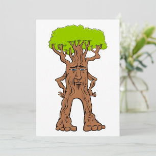 Invitation Personnage d'arbre qui marche Fantastique Créature