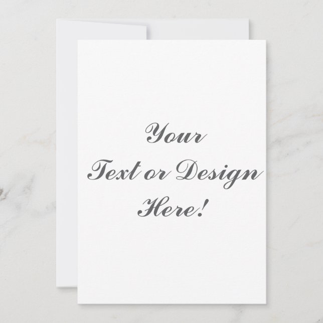 Invitation personnalisable - Ajoutez votre texte o (Devant)