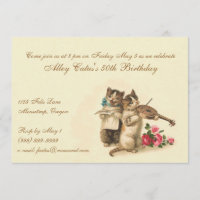 Invitation personnalisable d'anniversaire pour des