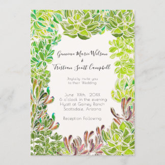 Invitation Personnalisable Mariage à thème du dése