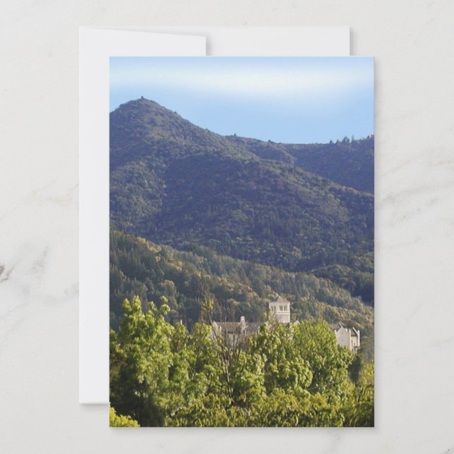 Invitation personnalisable Mt Tamalpais  (Devant)