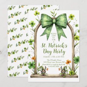 Invitation personnalisable pour la Saint-Patrick