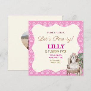 Invitation personnalisable pour l'anniversaire du 